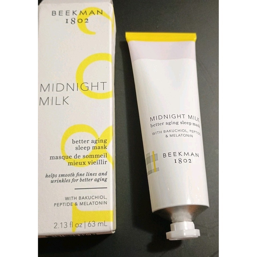 NIB Beekman 1802 MIDNIGHT MILK Better Aging Sleep CREAM 2.13 fl‎ oz